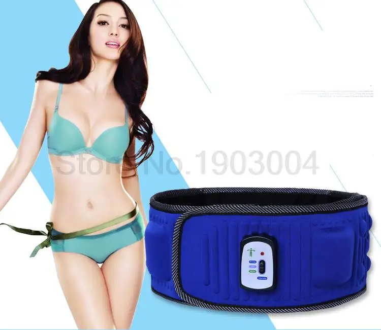 Electric Slimming Belt Vibration X5 massage thin waist belly Rejection Fat Body sculpting Adjustable intensity Lazy Diet way