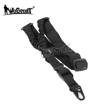 

WOSPORT Tactical Adjustable Military Equipment One Point Sling Airsoft Hunting Rifle Gun Hunting easy carry rope Accessory