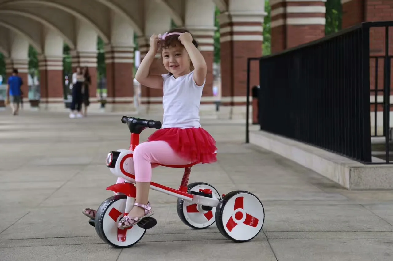 Реверсивный детский трехколесный велосипед для детей 2-6 лет, большой скутер, детский велосипед, складной автомобиль двойного назначения, игрушечный автомобиль