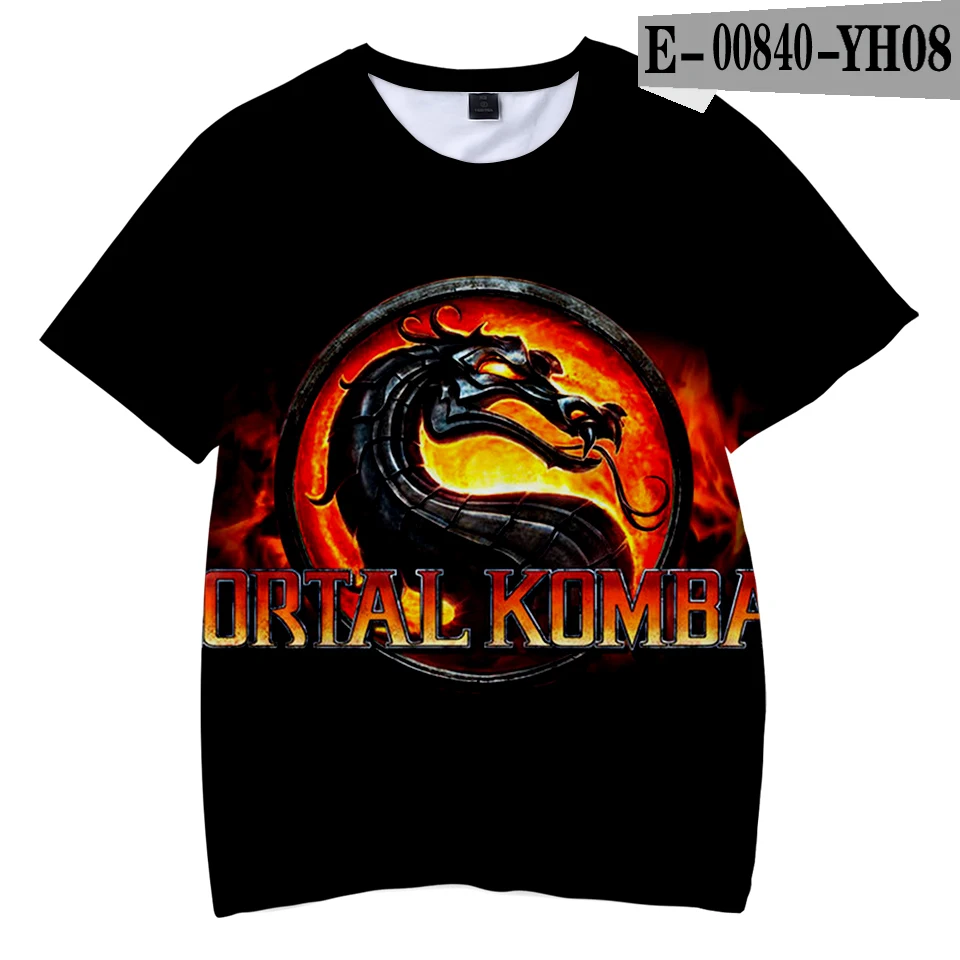 Children's t-shirt Mortal Kombat 11 t shirt 3d Games Print Tee Shirt wear Fashion Cool and comfortable tshirt for the kids - Цвет: 3D