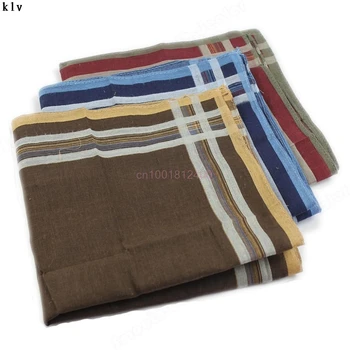 

1PC New High Quality Classic Soft Comfort Plaid Handkerchief Selling