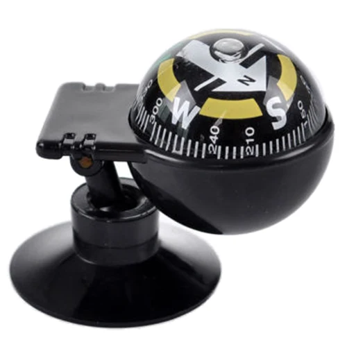 

New Car Vehicle Floating Ball Magnetic Navigation Compass Black