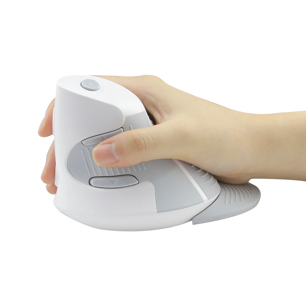 Delux M618 2.4G Wireless Vertical Mouse Sem Fio Ergonomic Optical Computer USB Gaming Mice 6D 1600DPI Gamer Mause For PC Laptop