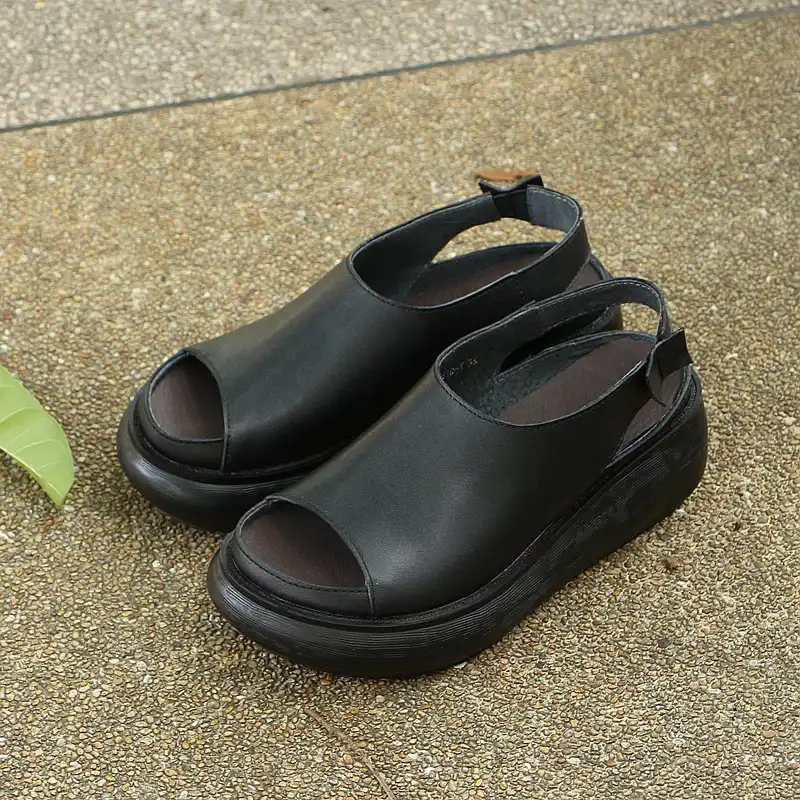 Black summer shoes Clearance