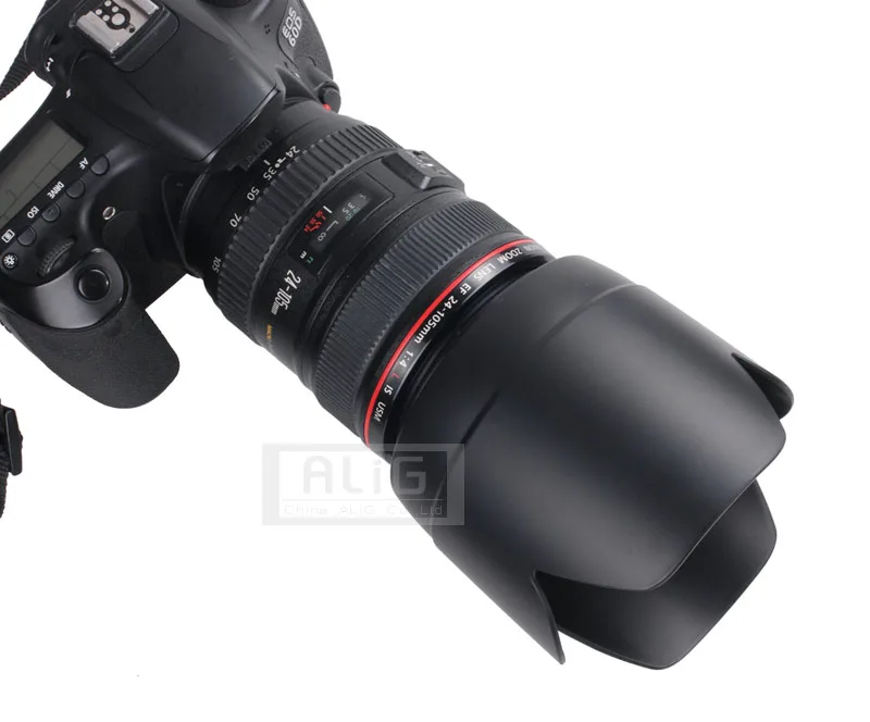 untuk canon ef 24 105mm f 4l is usm lensa kamera hood 77mm filter bayonet tidak kompatibel dengan full frame dslr