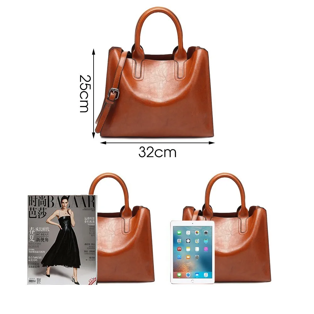 هيرالد الأزياء النساء حقائب يد جلدية جودة الإناث حقيبة كتف عارضة حمل حقائب السيدات Crossbody حقيبة كبيرة الأعلى مقبض حقيبة