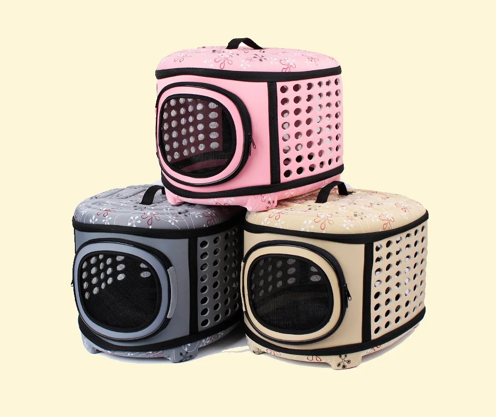 Переноска для домашних питомцев складная дышащая уличная переноска кошек и