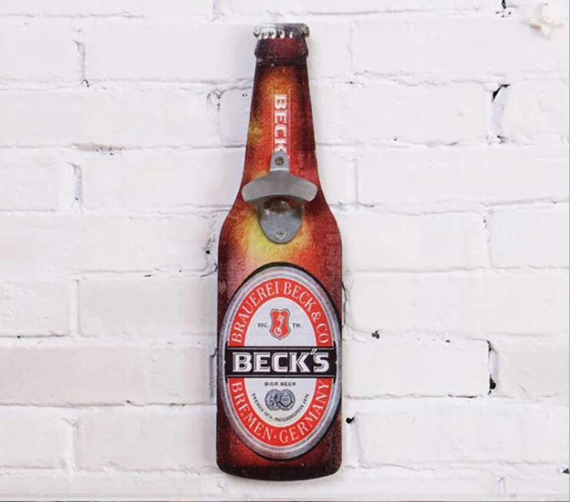 Tiger beer Ретро креативная открывалка для бутылок пива деревянная открывалка для бутылок Кофейня настенные завесы бар украшения для стен ресторана - Цвет: Tiger beer