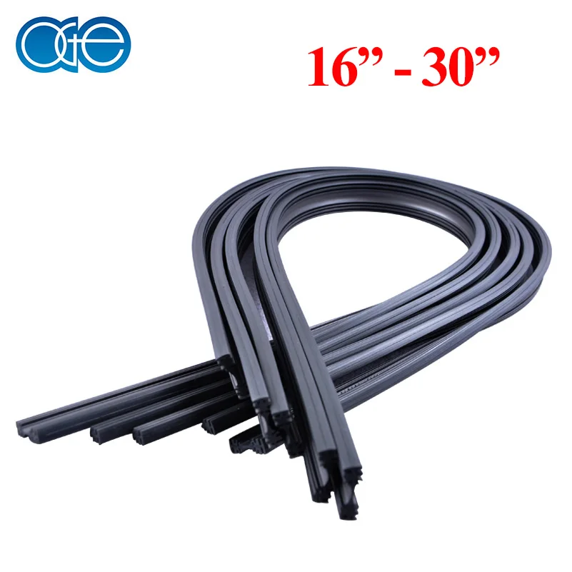 5Pair Universal Car Wiper Blade Rubber Refill Natural Silicone Rubber