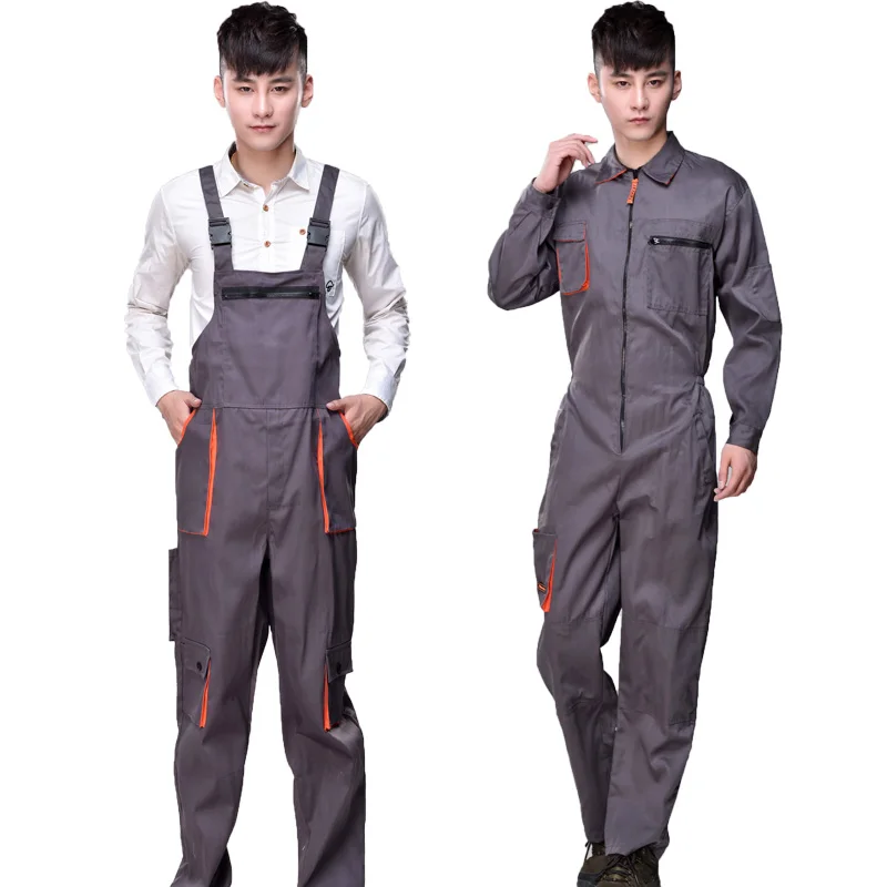 

Work Overalls Men Women Protective Coverall Repairman Strap Jumpsuits Trousers Working Uniforms Plus Size Sleeveless Coveralls