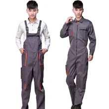 Work Overalls Men Women Protective Coverall Repairman Strap Jumpsuits Trousers Working Uniforms Plus Size Sleeveless Coveralls(China) Work Overalls Men Women Protective Coverall Repairman Strap Jumpsuits Trousers Working Uniforms Plus Size Sleeveless Coveralls(China)