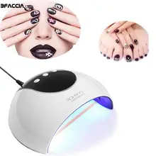Bfaccia 36 Вт УФ светодиодная лампа Сушилка для ногтей для всех типов гель 8 светодиодов УФ лампа для ногтей машина отверждения 60 s/90 s/120 s таймер USB разъем