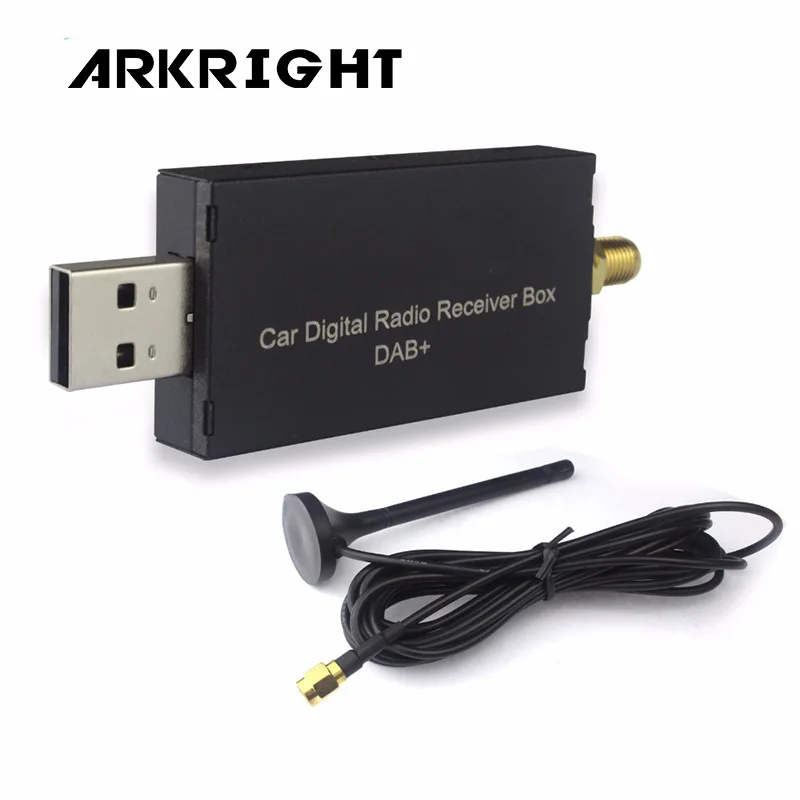 Автомобильный цифровой радиоприемник ARKRIGHT Box Auto DAB+ Поддержка группы III(174-240 МГц) головное устройство Android