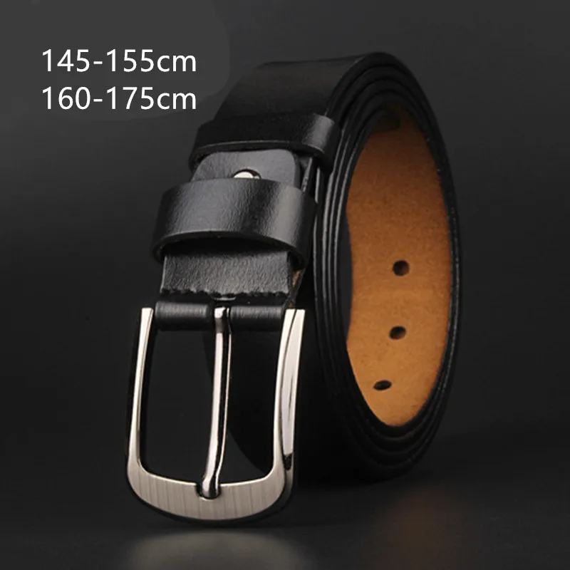 

LGFDB28b 175cm 140cm 160cm plus size Men cowhide belts genuine leather belt
