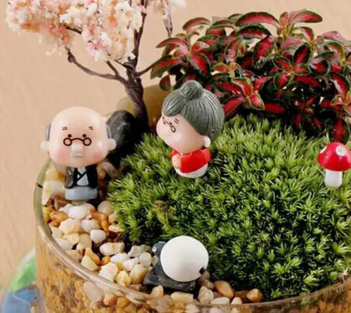 FD2178-Miniature-Dollouse-Garden-Craft-Fairy-Bonsai-Plant-Decor-Grandparents-2PC