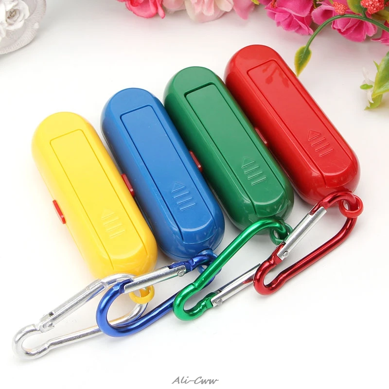 Mini COB LED Flashlight Keychain Light Lamp Carabiner Outdoor Camping wholesale