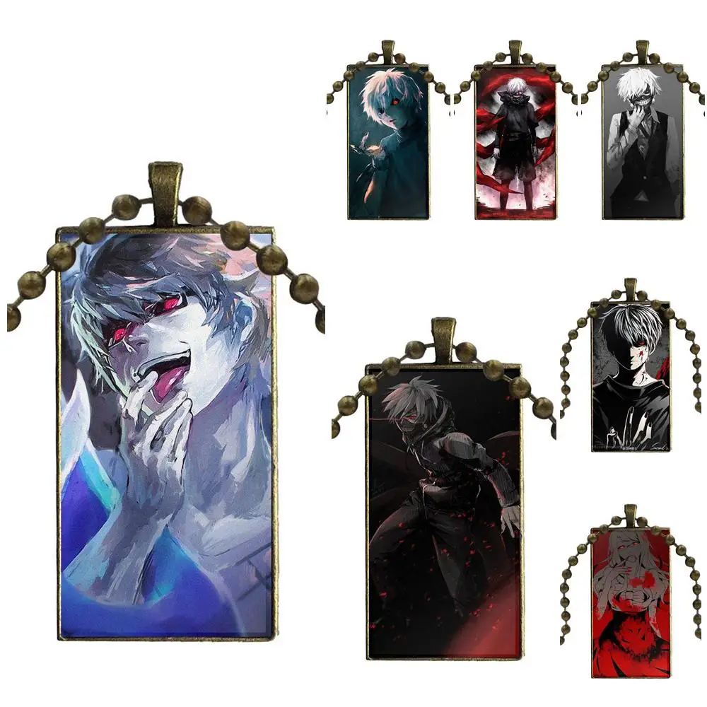 For Child Glass Cabochon Multilayer Black Brown Leather Bracelet Bangle Tokyo Ghoul Kaneki Ken Buy At The Price Of 1 In Aliexpress Com Imall Com