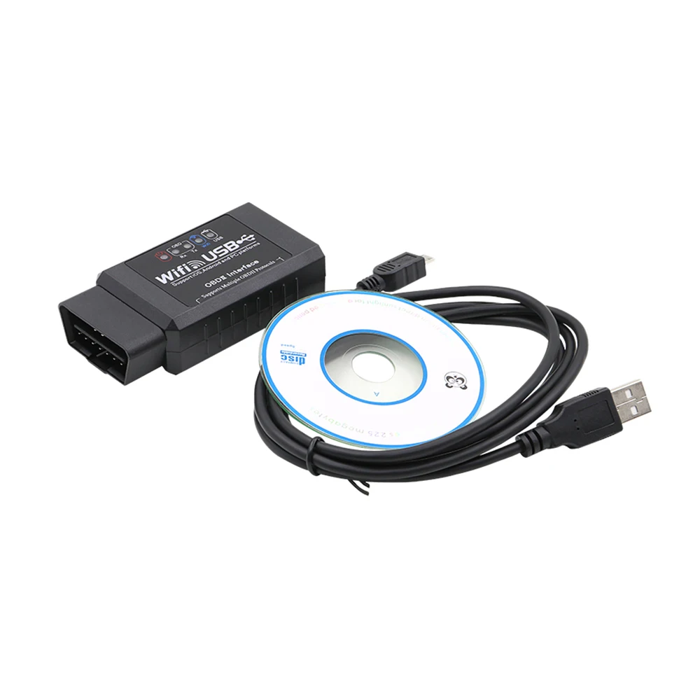 ELM327 Wifi USB сканер реальный V2.1 FTDI+ PIC18F25K80 OBDII Автомобильный диагностический сканер Android/IOS/PC OBD2 все протоколы сканирования