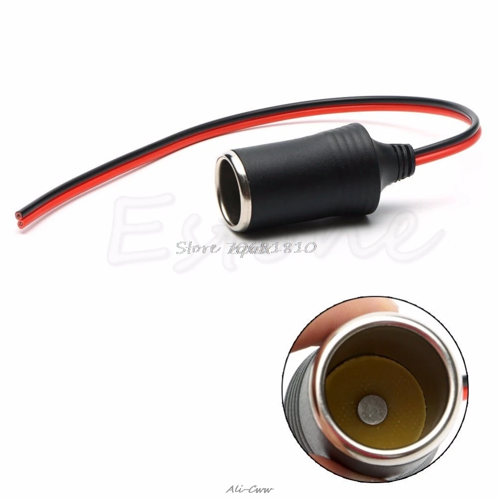 

12V-24V DC Female Auto Car Cigarette Lighter Socket Plug Connector Adapter Cable