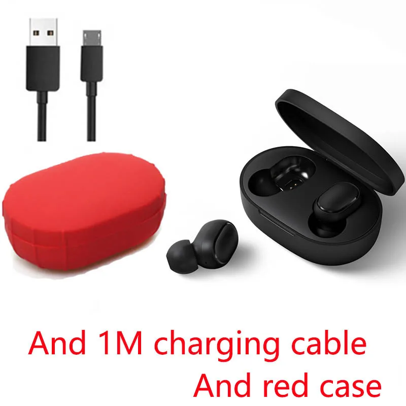 Redmi AirDots Xiaomi Redmi AirDots беспроводной Bluetooth 5,0 Bluetooth наушники активная гарнитура шум с микрофоном Bluetooth наушники - Цвет: Redmi AirDots