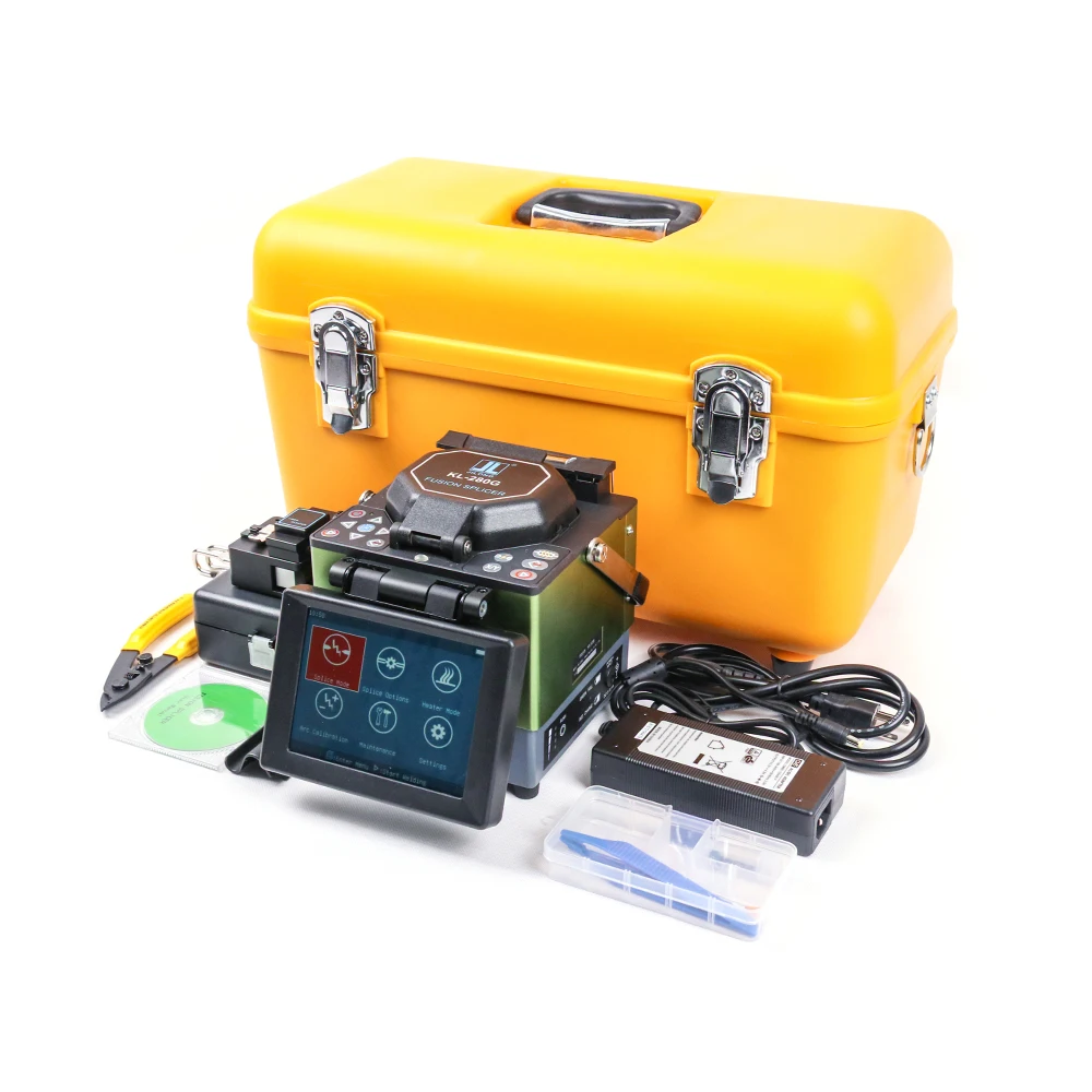 

Fibre Optic Fusion Splicer KL-280 Core-Core alignment by PAS Technology Kit Including Cleaver stripper