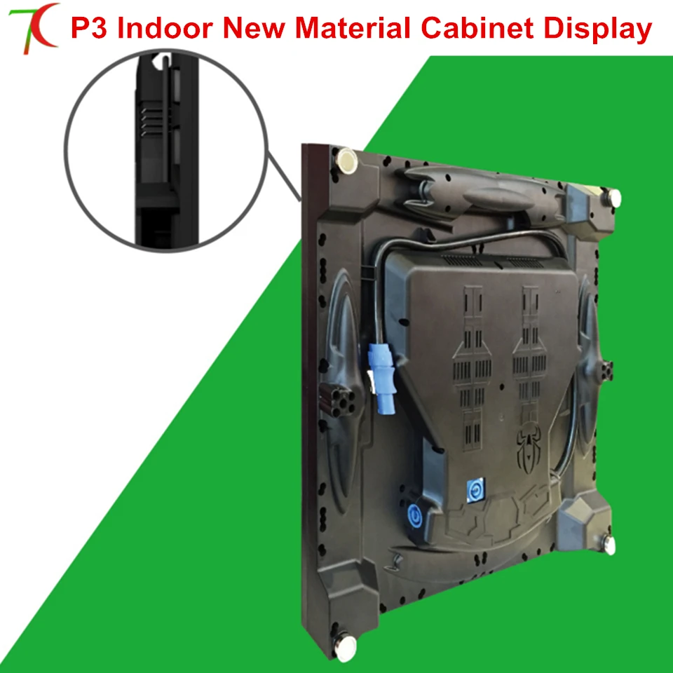 

Fixed installation light material HD P3 LED display screen,led full color advertising display indoor cabinet