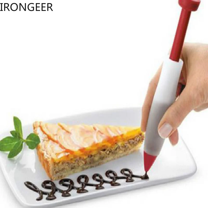 

Silicone Pastry Cake Cream Cookie Chocolate Decorating Syringe Plate Paint Pen