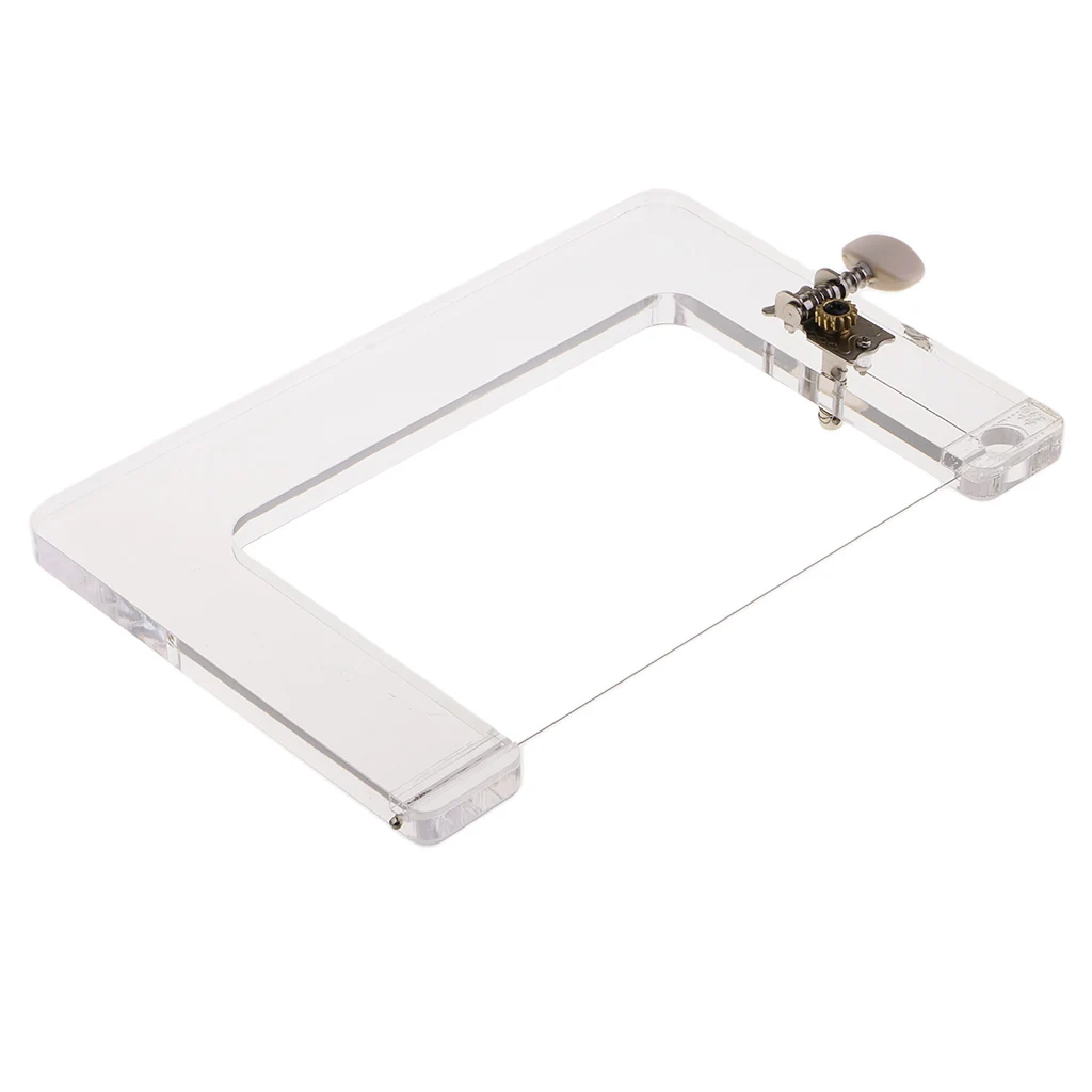 Multi-Functional Acrylic Soap Beveler/Planer with Soap Loaf Wire String Cutter Slicer Saw Handmade Soap Making Supplies Tool Kit