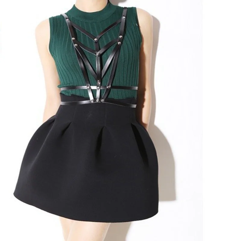 

luxury sexy HARNESS ROCK PUNK STREET women BELTS adjustable removeable women neck sexy waist belts for free shipping