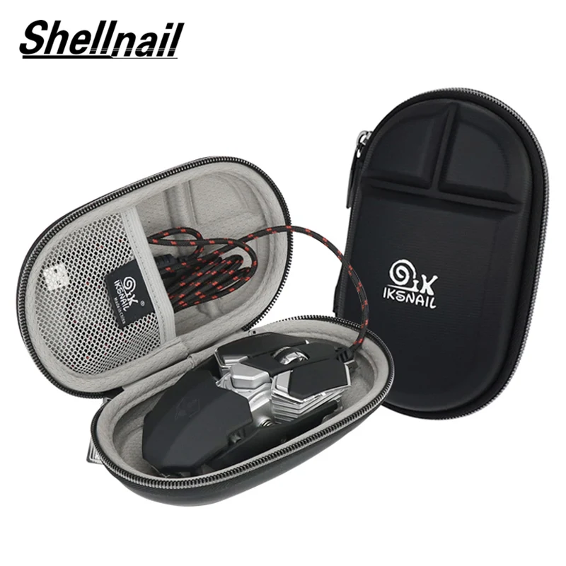 

Shellnail E-sports Gaming Mouse Accessories Bag Portable Hard Shell Protective Carrying Pouch Travel Case For More Size Mouse