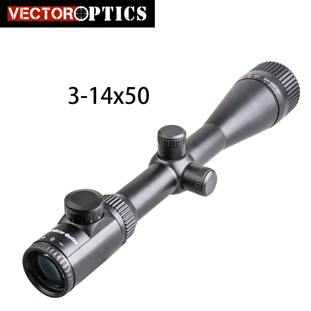 

Vector Optics Free S&H Hunting 3-14x50 AOE High Quality Rifle Scope Telescopic Sight Mildot Illuminated Sunshade .223 5.56 7.62