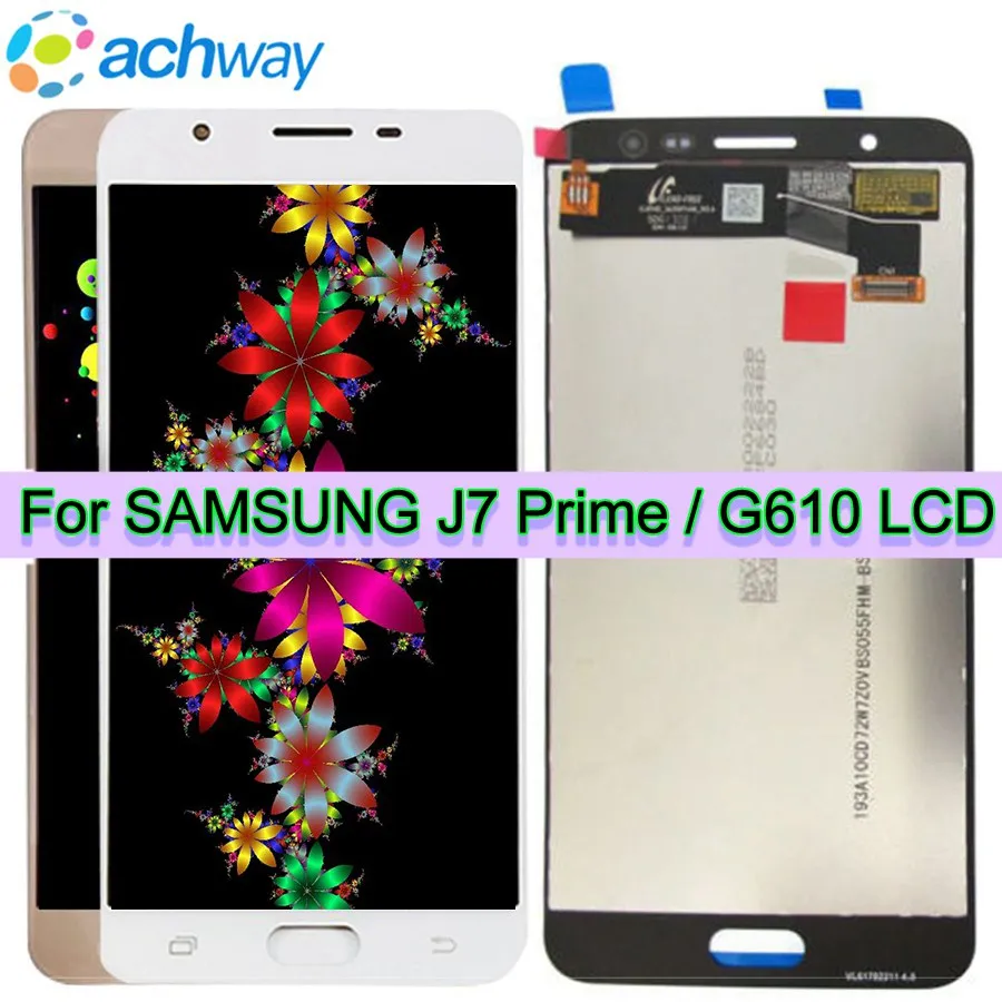 New For SAMSUNG GALAXY J7 Prime LCD G610 G610F G610M Display Touch Screen Digitizer Replacement For 5.5 SAMSUNG J7 Prime LCD