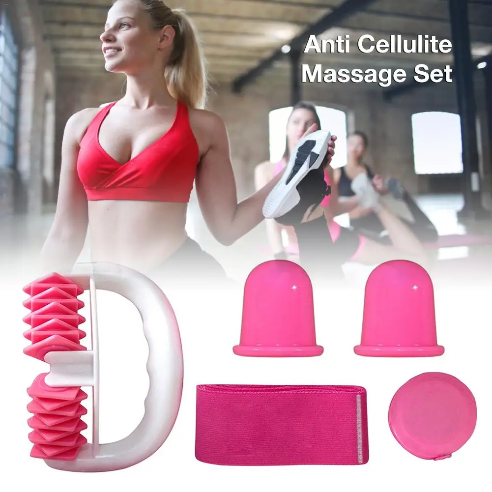 

1set Blue D Type Fat Control Roller Massager Cellulite Leg Abdomen Neck Buttocks Fast Anti Cellulite Face Lift Tools Massage Kit