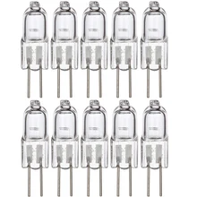 Самые выгодные предложения! 10 шт./лот,, супер яркий G4 12 в 10 Вт 20 Вт Вольфрамовая галогенная лампа, светильник ing светильник, лампа