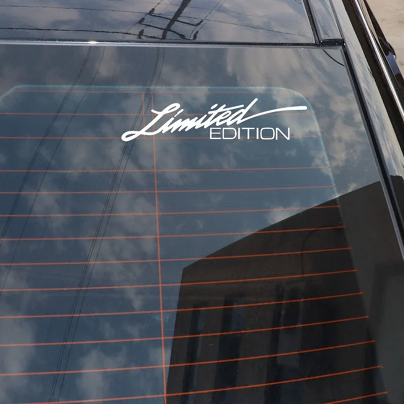 Car Sticker 3D 16CM*3.8CM LIMITED EDITION Creative Vinyl Sticker On Car Stickers And Decals Window Sticker Car-styling Decal