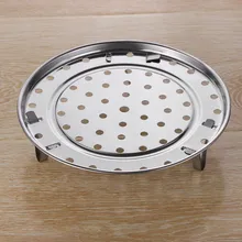 Новинка Нержавеющая Сталь Изолированная трехножная полка Пароварка булочка поднос для пельменей прочная кухонная утварь аксессуары для кухни