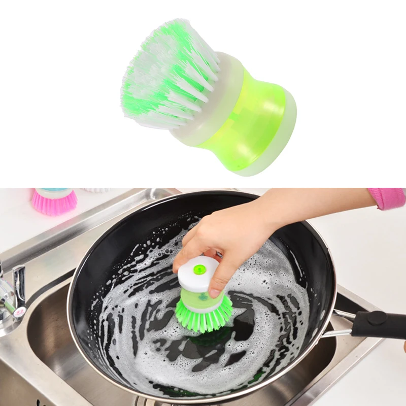 1 шт. новая пластиковая гидравлическая щетка для мытья посуды домашняя щетка для чистки кухонных инструментов