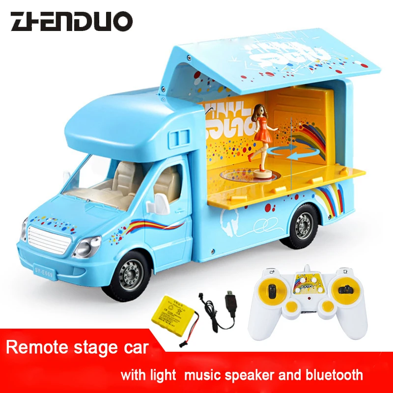 

ZhenDuo Toys E669-001 RC Remote Control Stage Car With Bluetooth Speaker Light Music Toy Model Car Children Birthday Gift