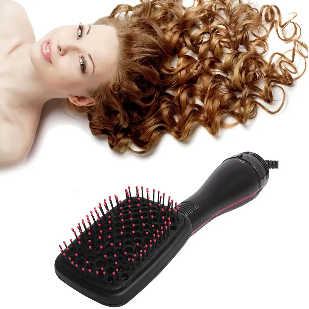 

Ionic Hair Straightener Brush Electrical Heated Irons Hair Straightening with Faster Heating MCH Ceramic Technology