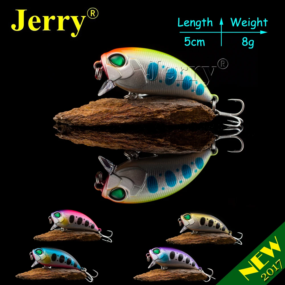 Jerry 1 шт. 5 см 8 г сверхлегкие рыболовные приманки жесткая приманка погремушка