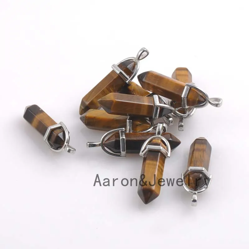 41x13mm-1-Pcs-Natural-Stone-hexagon-moonstone-crystal-Pendant-Necklace-Necklaces-TRS0139X (11)
