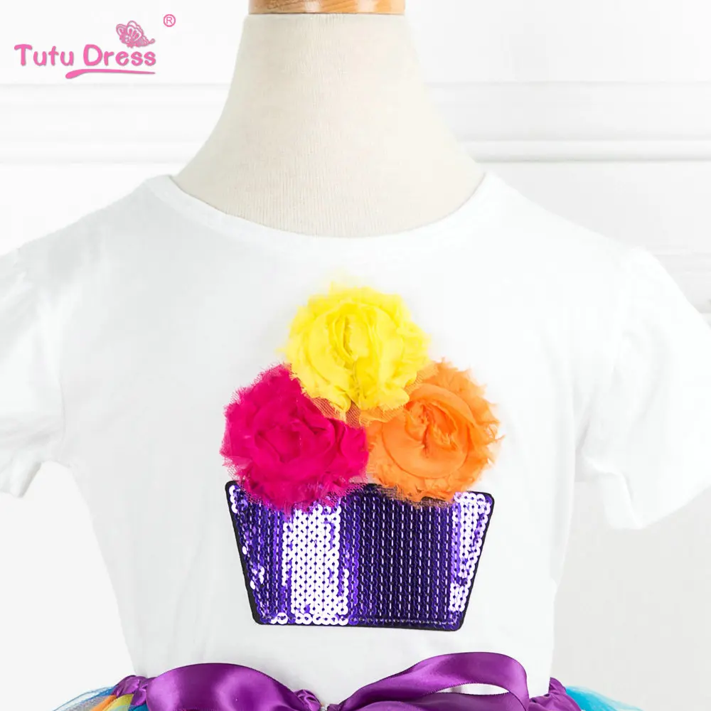 5T Baby Girls Dress Clothes My Aunt is Pretty Print Short Sleeve T-Shirt+Lace Tutu Tulle Dress Summer Casual Clothes