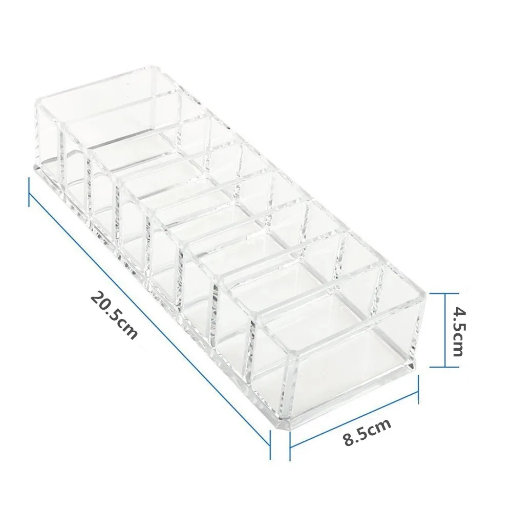 Прозрачный акриловый чехол, органайзер для косметики, держатель для кистей для макияжа, контейнер для пудры, контейнер для хранения украшений, держатель для губной помады