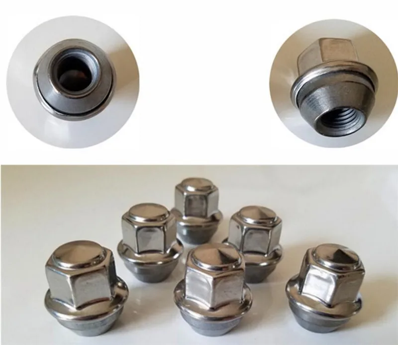 5PCS tyre screw For tire nut Stainless steel ring fixing screwsin Nuts