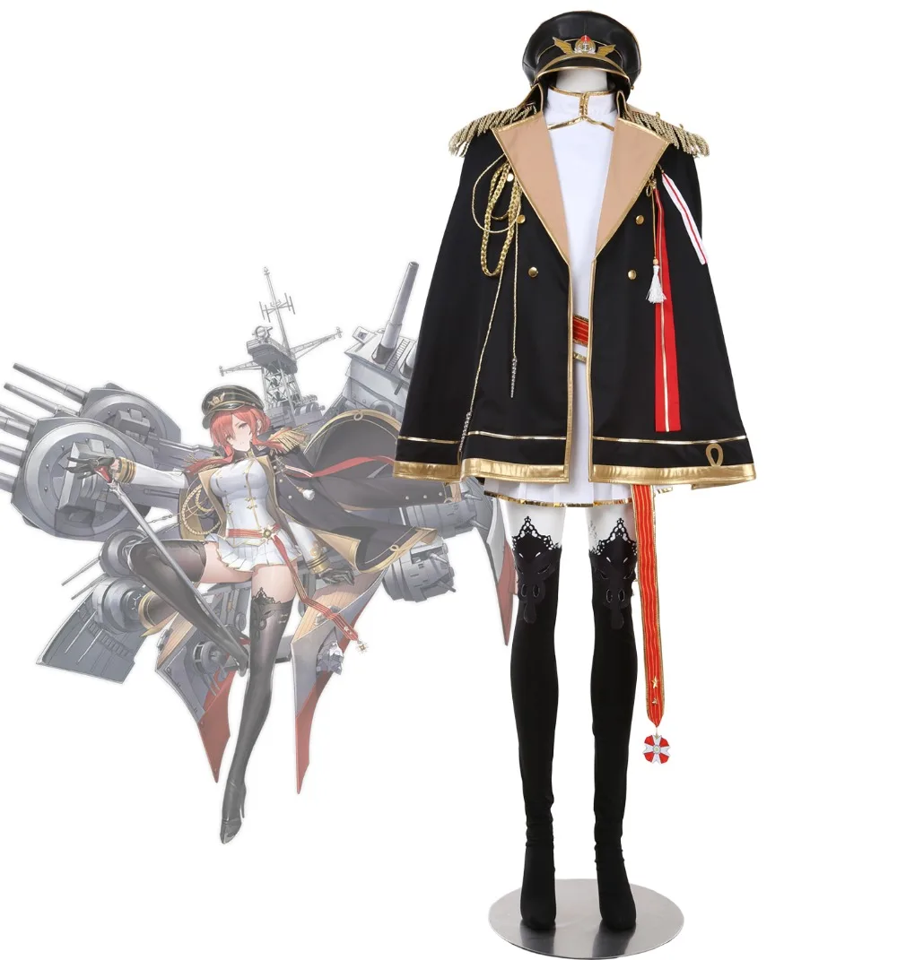 

Azur Lane HMS Monarch Level 30 Cosplay Costume Custom Made Full Set