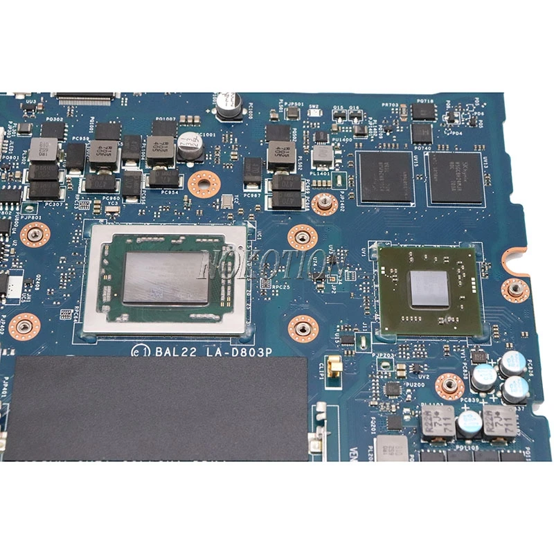 Best NOKOTION CN-0KPK2C 0KPK2C KPK2C FOR DELL INSPIRON 5565 laptop motherboard BAL22 LA-D803P A12-9800P main board Full tested 4