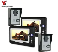 Yobang Security Door Video Intercom 7inch TFT LCD Door Bell Video Phone Video Door Phone Intercom Entry System