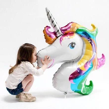 1Pcs Giant Unicorn Balloons Inflatable Rainbow Animal Balloon Kids Baby Shower Toys Unicorn Birthday Party Decoration Supplies 1Pcs Giant Unicorn Balloons Inflatable Rainbow Animal Balloon Kids Baby Shower Toys Unicorn Birthday Party Decoration Supplies