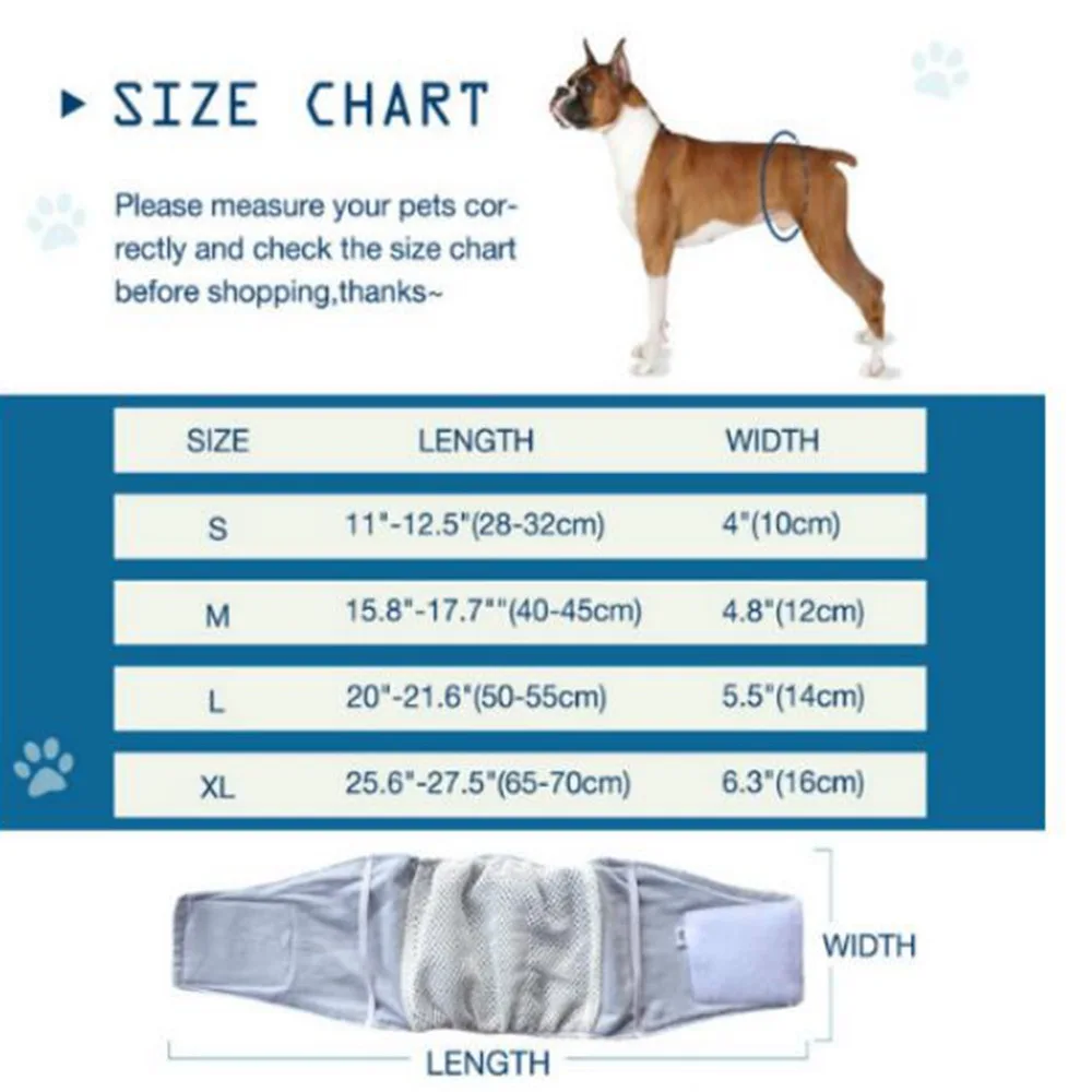 Домашняя собака, кобель обертывание живота группа пеленки подгузник брюки щенок санитарное нижнее белье S-XL