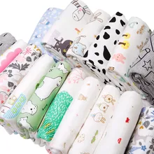 Новая хлопчатобумажная трикотажная ткань с принтом, хлопчатобумажная трикотажная ткань для самостоятельного шитья uphostery, детская одежда, хлопковая ткань